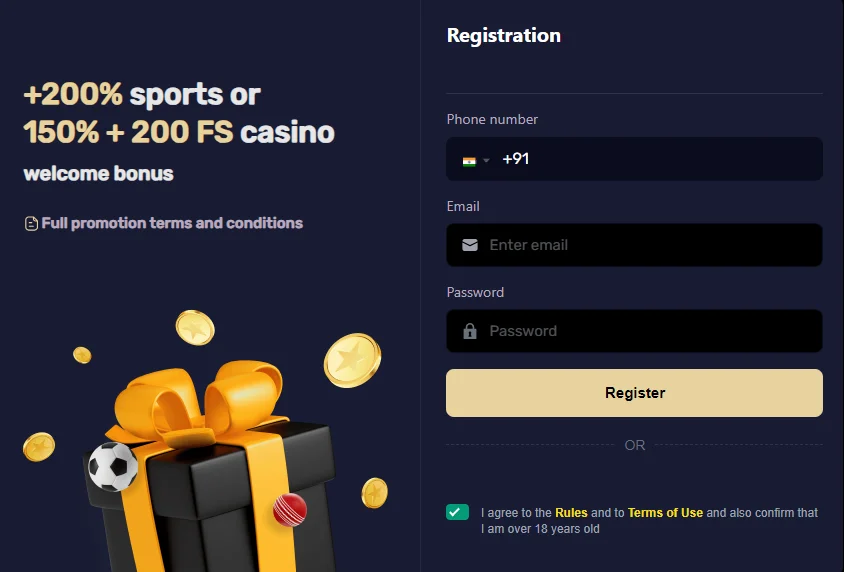 Mahadev Betting App Registration Banner