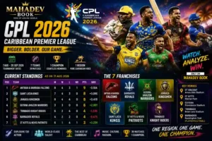 Mahadev Book CPL 2026 Guide: Current Standings, Playoff Race, Teams & Caribbean T20 Trends